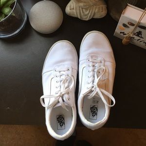 White old skool vans